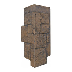 150-JAGGED CASTLE STONE CORNER 12" W X 24"H - Wall Panels