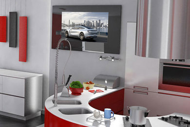 TV miroir cuisine modèle Applique