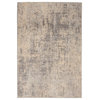 Nourison Rustic Textures 5'3" x 7'3" Ivory/Silver Modern Indoor Area Rug