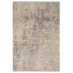 Nourison - Nourison Rustic Textures 5'3" x 7'3" Ivory/Silver Modern Indoor Area Rug - This beautifully carved contemporary rug from the Rustic Textures Collection features distressed ivory pile for a weathered, rustic decor feel that adds depth and texture to any space. High-low pile construction and subtly shifting colors are at home in urban and cabin settings alike.