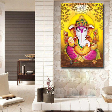 Ganesha Canvas Wall Art