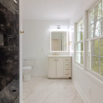 Bathroom Remodel with Walk-In Shower & Natural Light – Indianapolis