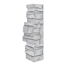 144-36-BRECKENRIDGE DEEP WIDE STACKED CORNER 36"H X 11"W X 1 1/4"D - Wall Panels