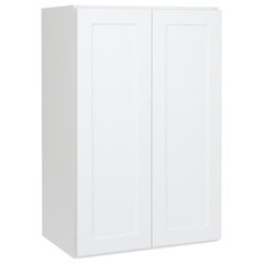 Modular Closets 4 Tiered White Slanted Shoe Shelf Closet Organizer Unit,  25.5 X 36 