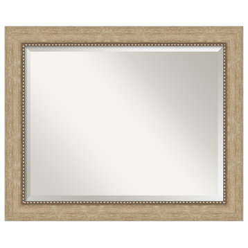 Astor Champagne Beveled Wall Mirror - 33 x 27 in.