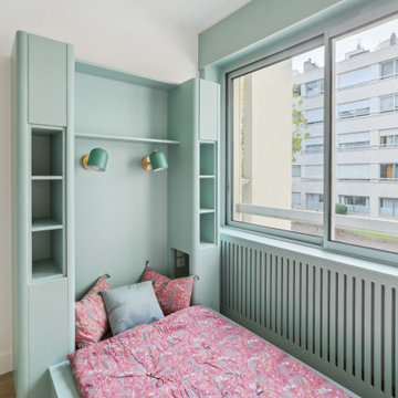 Rénovation d'un Appartement Coloré à Neuilly