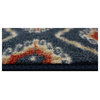 12' Round Custom Carpet Area Rug 40 oz Nylon, Silk Road, Imperial Blue