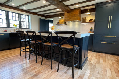 Cottage kitchen photo in Portland Maine