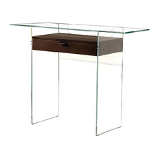 Zen Glass Console Desk Additional Top