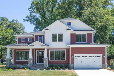 Farmhouse exterior home idea in DC Metro