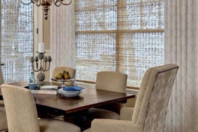 Elegant dining room photo in Los Angeles