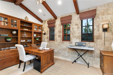 Inspiration for a home office remodel in Orange County