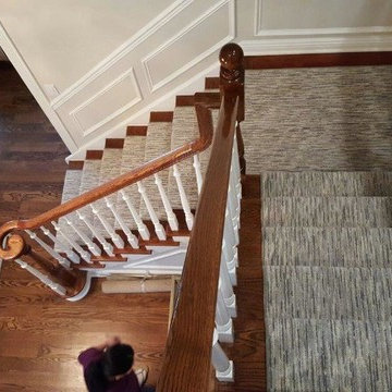 Carpet Runners on Wood Stairs