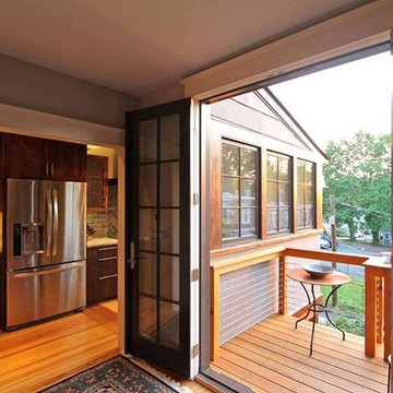 Media kitchen/bookcase/exterior trim