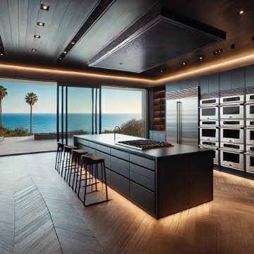 BLACK CRYSTAL CUSTOM KITCHEN