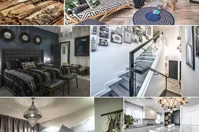 Inspiration for a modern home design remodel in Other