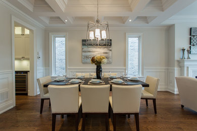 Inspiration for a dining room remodel in Toronto