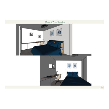 Projet R - Aménagement d'un appartement neuf - 2 pièces