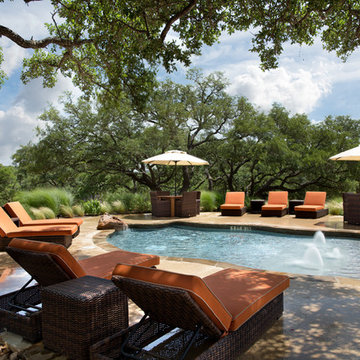 Resort Style Pool in Fredericksburg, TX