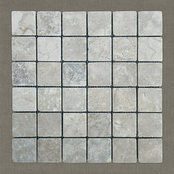 KAWI - Ivory | 12" x 12" | Marble Mosaic - Mosaic Tile