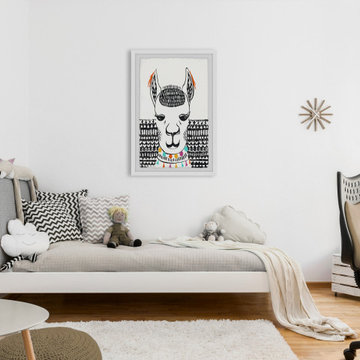 "Play with Sphynx" Framed Painting Print