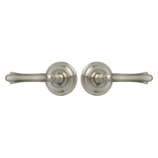 Lumina Solid Brass Entry Door Handle Set