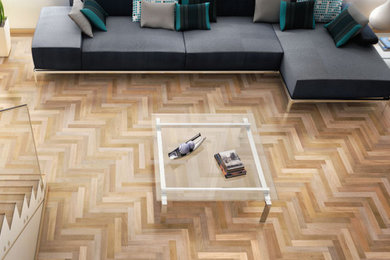 Inspiration for a modern living room remodel in Philadelphia