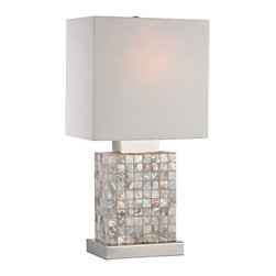 Mini Mother of Pearl Table Lamp - Lamps