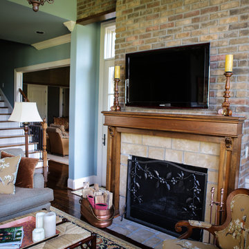 TV Over Fireplace