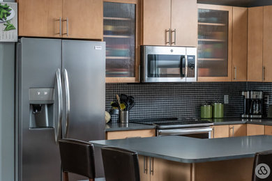Example of a trendy kitchen design in Other
