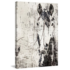 Stealing a Kiss Painting Print on Wrapped Canvas - Contemporary - Prints  And Posters - by Marmont Hill