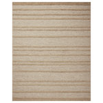 StyleCraft - Temi Hand Tufted Wool Rug Sand 9'x13' - Introducing the Temi Rug, a striking addition to any indoor space. This beautiful piece showcases asymmetrical stripes, achieved with meticulous hand-tufting and a high-low pile for added textural interest. Made from high-quality wool, it's perfect to bring modern appeal to your living room, bedroom, kitchen, dining room, or office. The whimsical pattern is sure to captivate guests and elevate your home's aesthetic.