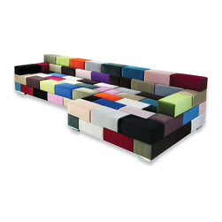 Multi-colored sectional Sofa - Sectional Sofas