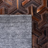 Safavieh Studio Leather Stl817T Geometric Rug, Brown and Light Brown, 3'0"x5'0"