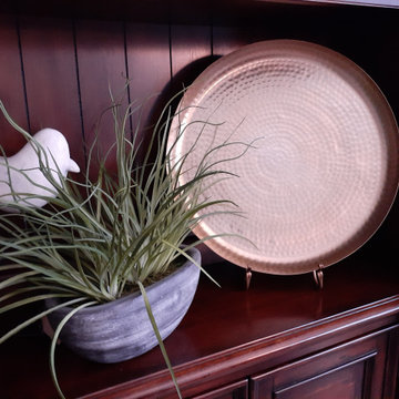 Restyling a clients bookcase to be more updated and refreshed.