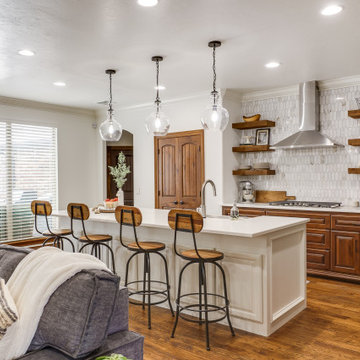 Edmond Kitchen and Living Room Transformation by Ten Key