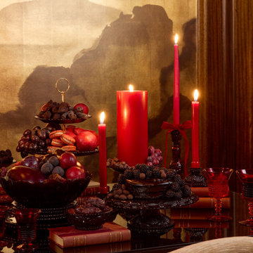 Lavish Holiday Table Styling