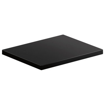 Kohler K-27357 Draft 6" Bathroom Shelf Tray - Black Black