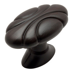 Cosmas - Cabinet Knob, Oil Rubbed Bronze Oval, Set of 10 - Cabinet And Drawer Knobs