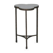 Gabby Walter Textured Bronze Trefoil Side Table
