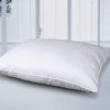 Cottonpure Multi-Position Sustainable Feather & Cotton-core Bed Pillow, White, K