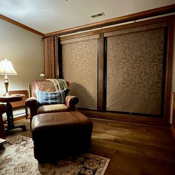 East Troy- Roller Shades with tracks, Roman Shades