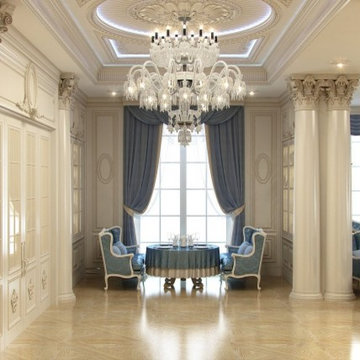 Restaurant interior design by Kateryna Antonovich