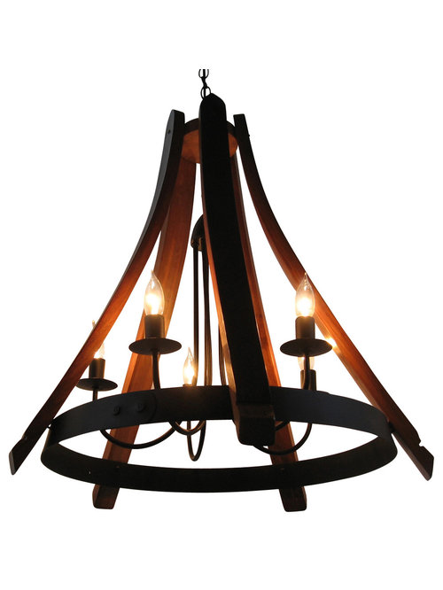 Recycled Oak Wine Barrels S Stil Novo Design Cervantes Recycled Wine Barrel Chandelier Chandeliers