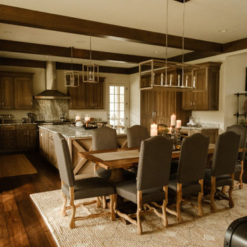 Rustic Sub-Zero and Wolf Kitchen