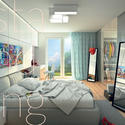Freestanding LED Lighted Mirror - Floor Mirrors