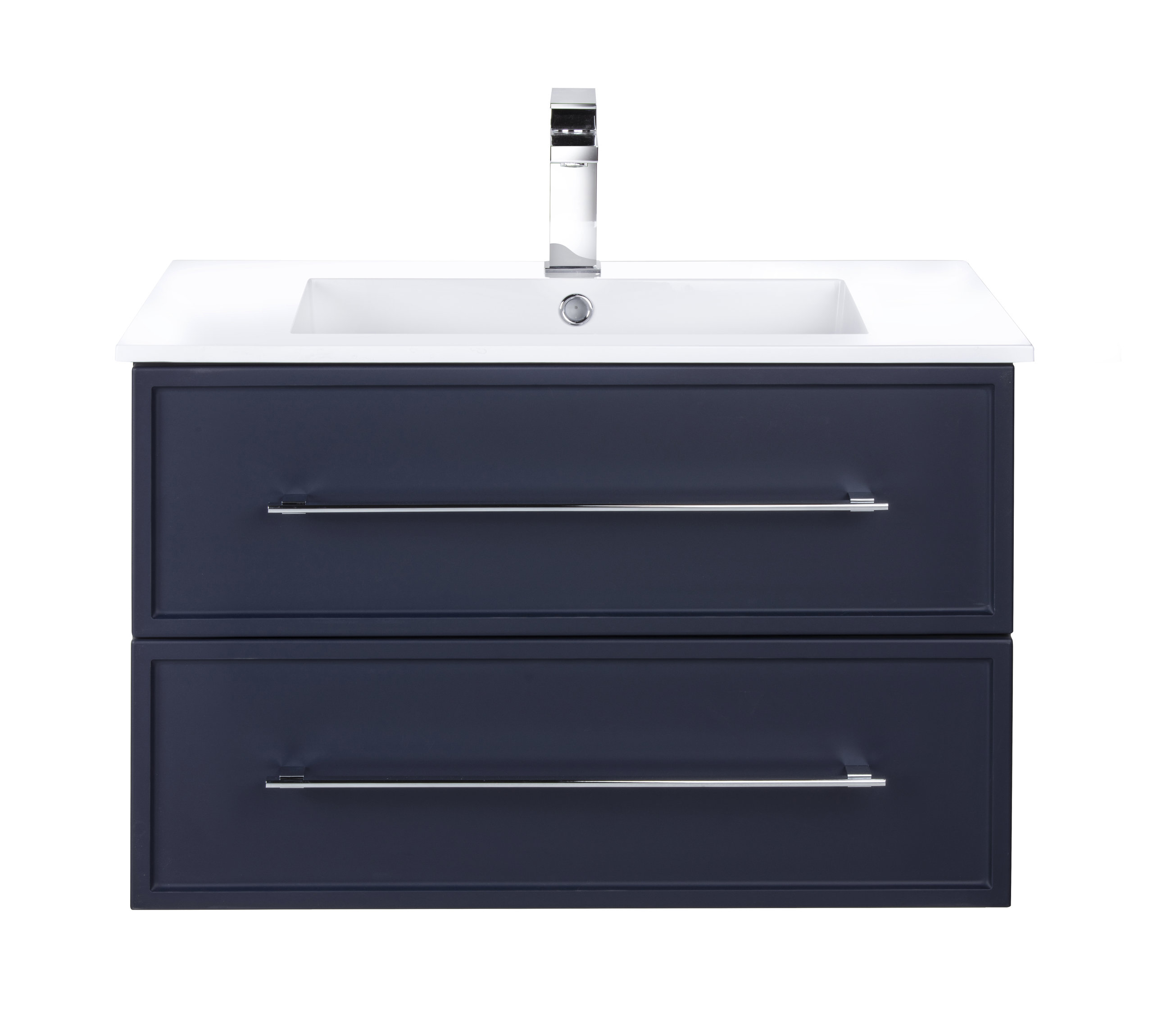 Milano Wall Hung Vanity, Blue, 30"