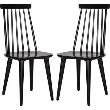 Burris Side Chair, Set of 2, Black