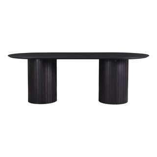 Modrest Calhoun - Modern Smoked Oak Extendable Dining Table