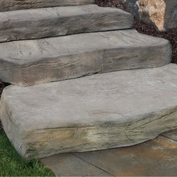 Cambridge Cast Stone Palisades 4-Pc Step Set - Landscaping Stones And Pavers